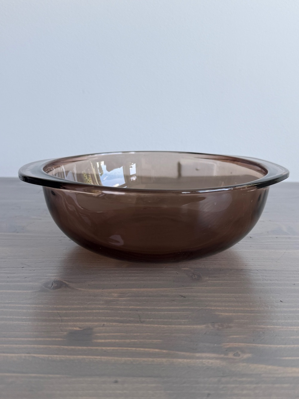 Vintage amber glass Pyrex Cornings dish